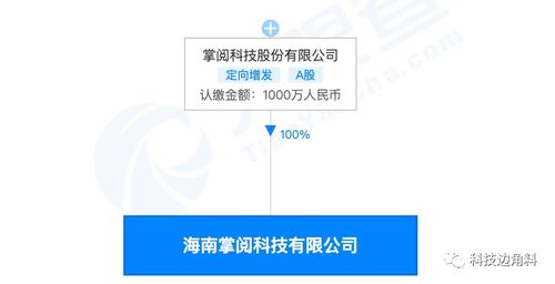 掌閱在海南澄邁布局新科技公司，注冊資本1000萬元助力網絡文化經營